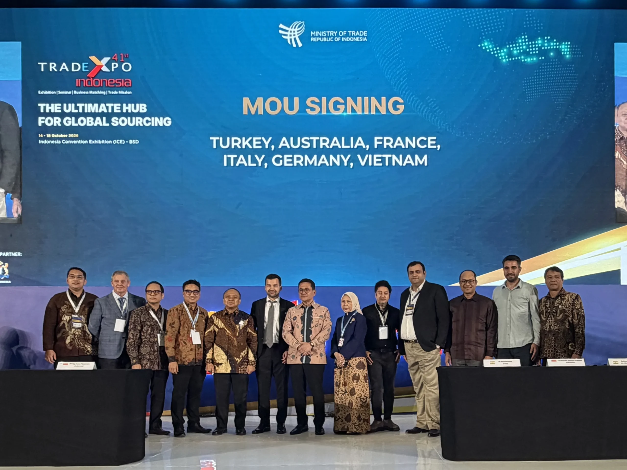 Sasa menjalin kerja sama senilai USD 1 juta dengan Zafer Global Gida untuk memasok produk kelapa olahan Indonesia ke Turkiye mulai 2027.