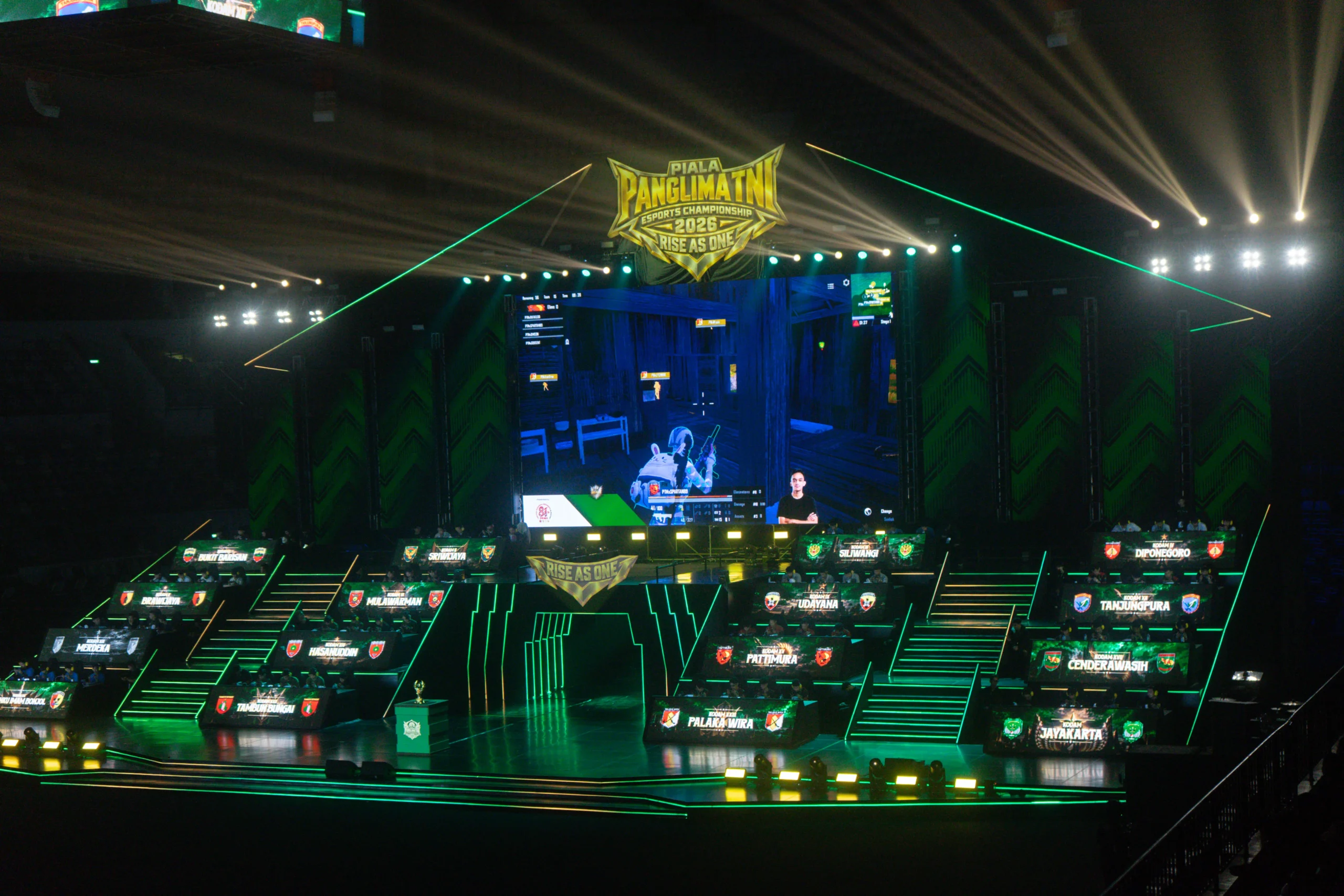Piala Panglima TNI Esports Championship 2026 hadirkan pembinaan atlet berjenjang dari kualifikasi daerah hingga final nasional di Jakarta.