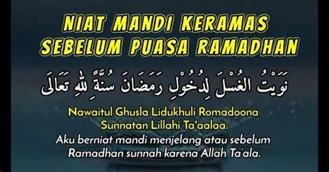 Doa Mandi Puasa Ramadhan: Panduan Lengkap dan Mudah